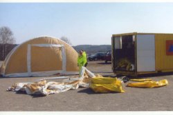 Mobile decontamination systems can save lives following terror attacks and accidents involving hazardous chemicals  (photo: Administrator)