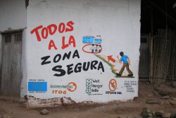 Peru safety zones during earthquakes. © Practical Action (photo: Elena Tiihonen)