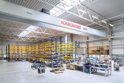 <p>Increased accuracy in load control thanks to stepless hoisting speed. © Konecranes</p> (photo: )