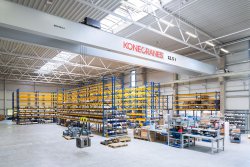 <p>Increased accuracy in load control thanks to stepless hoisting speed. © Konecranes</p> 