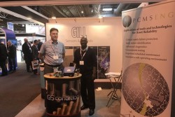 <p>Andy Chater from PCMS Engineering and Trevor Pearson from Gill Sensors & Controls at Maintec 2017</p> 