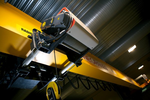 <p>Konecranes EXCXT Wire Rope Hoist crane for Hazardous Environments. © Konecranes</p>