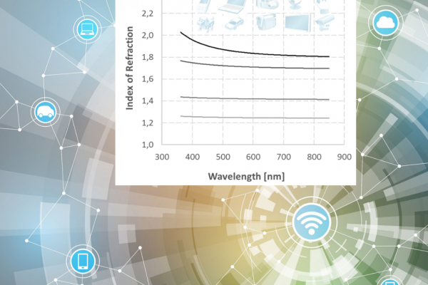 <p>Figure. Examples of refractive index that PiBond’s materials exhibit. </p>