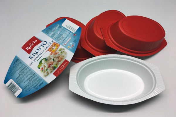 <p> </p>
<p>Caption: Plastic trays are common applications in food packaging. By changing to paperboard and a plastic barrier the climate impact is significantly lowered whilst the package is still recyclable.</p>