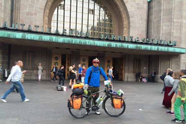 <p>“Through my bicycle tour around the world I am attempting to spread awareness about ‘CLIMATE CHANGE & WORLD PEACE’.</p>