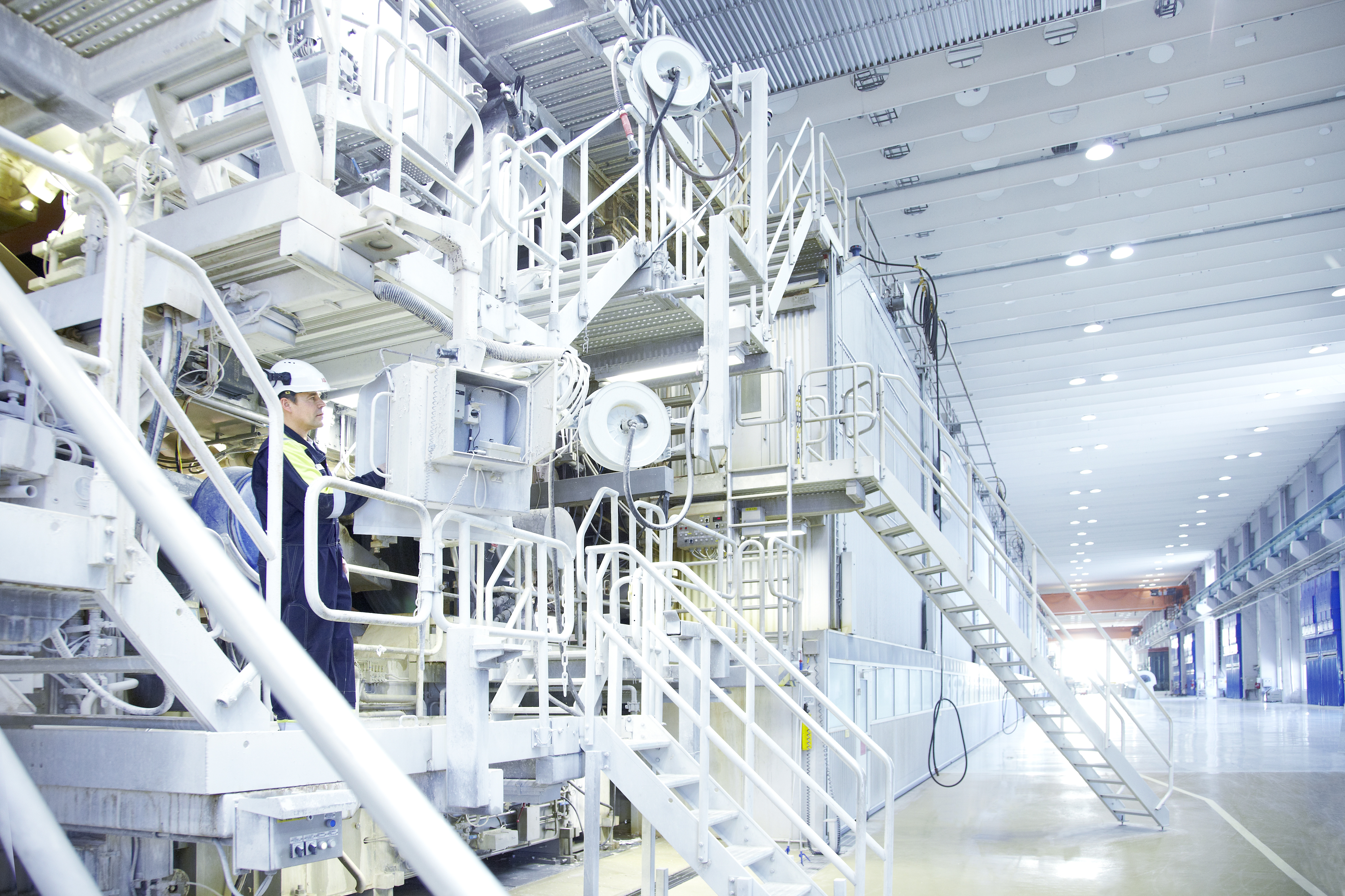 Man and machines image