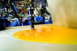 Walki-Foam products give good chemical hold out and lower the chemical consumption of polyurethane foam producers. © Walki (photo: Elena Tiihonen)