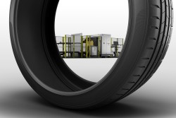 <p>The shearography tire-inspection system ZEISS INTACT 1360-X</p> (photo: )