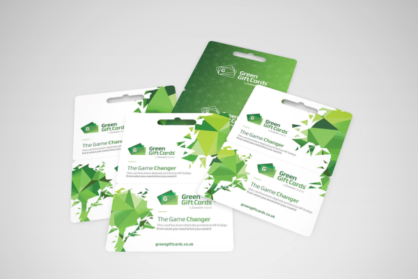 Green Gift Cards :: Digitally printed gift cards on thicker paperboard Green Gift Cards :: Digitally printed gift cards on thicker paperboard