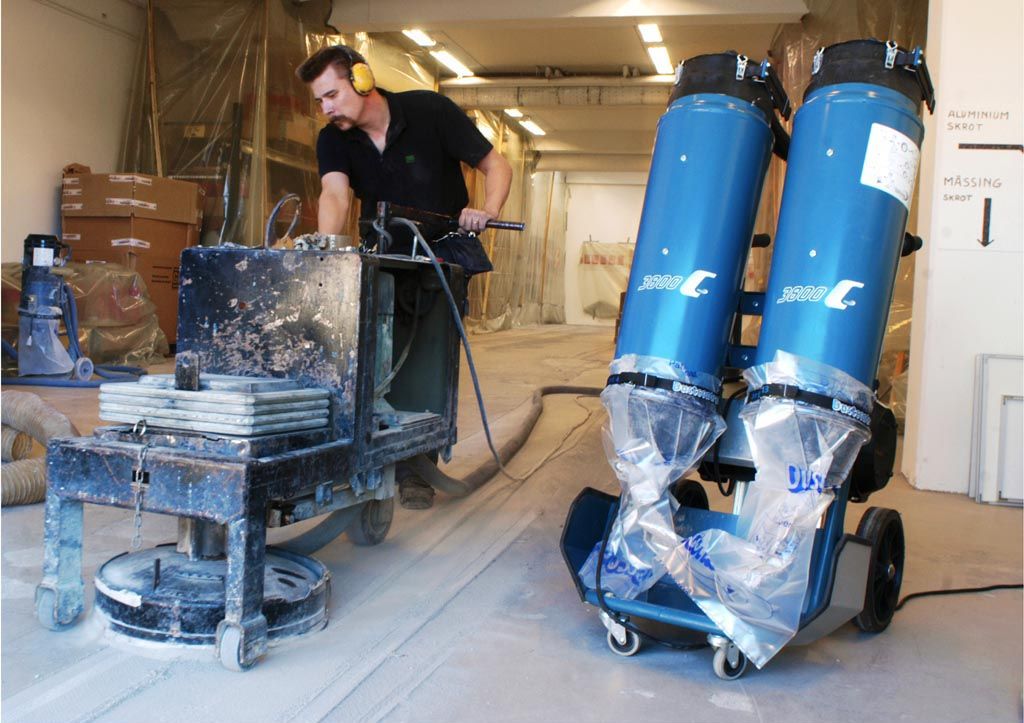 Dustfree concrete grinding boosts efficiency in construction and