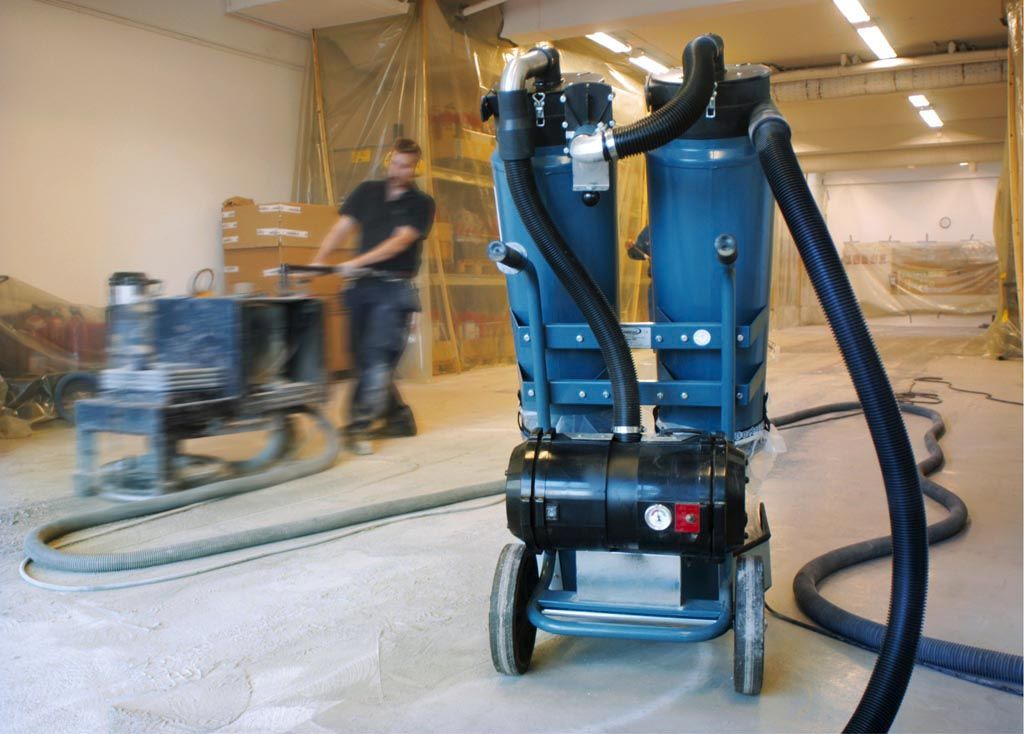 Dustfree concrete grinding boosts efficiency in construction and